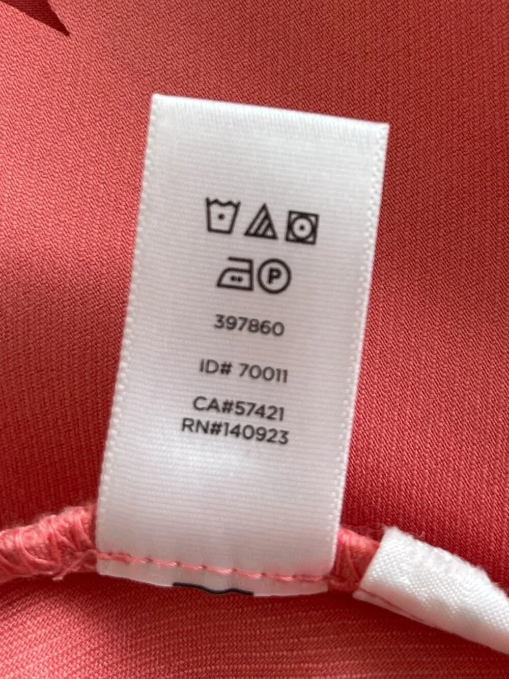 Coral Geometric Cut Out Dress by Loft - Picture 7 of 8